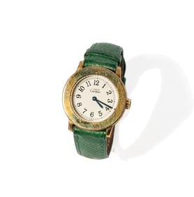Cartier, Gold Vermeil, and Sterling Watch