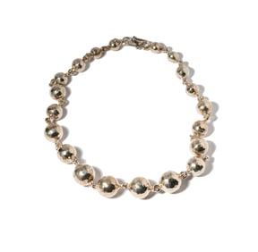 Pat Areias Sterling Silver Beaded Necklace