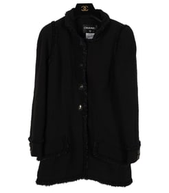 A Chanel Black Tweed Jacket