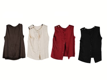 Four Chanel Silk Tops