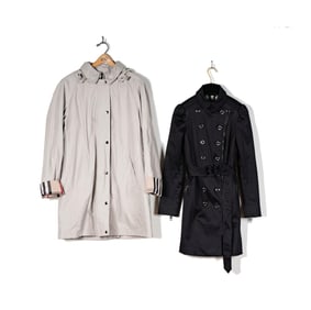 Two Burberry Raincoats