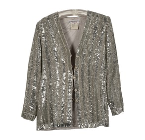 An Yves Saint Laurent Sequined Jacket