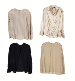 Four Giorgio Armani Ladies Long-Sleeved Tops