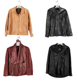 Four Women's Leather Jackets