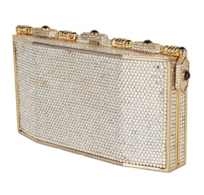 A Judith Leiber Full Bead Minaudiere