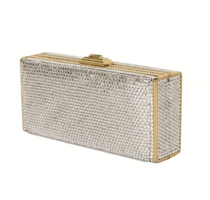A Judith Leiber Full Bead Minaudiere