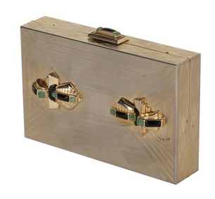 A Judith Leiber Art Deco-Style Minaudiere