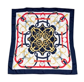 An Hermes Silk Scarf