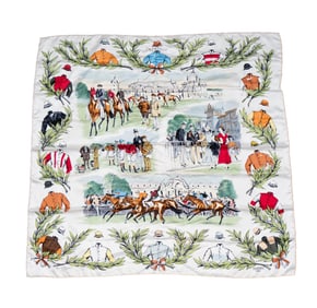 An Hermes Silk Scarf