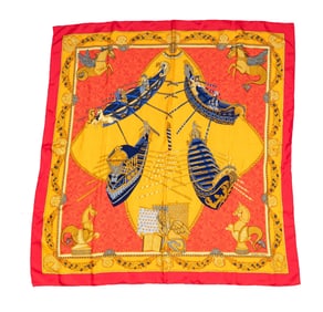 An Hermes Silk Scarf