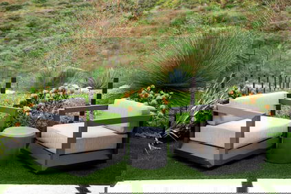 A Group of Restoration Hardware Paloma Outdoor Furniture
