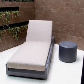 A Restoration Hardware Paloma Outdoor Chaise Lounge