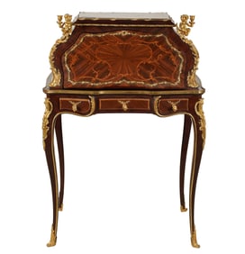 A Louis XV-Style Parquetry Ladies' Desk
