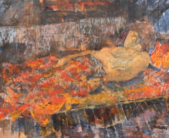 Willie Suzuki, B. 1934, Reclining Figure