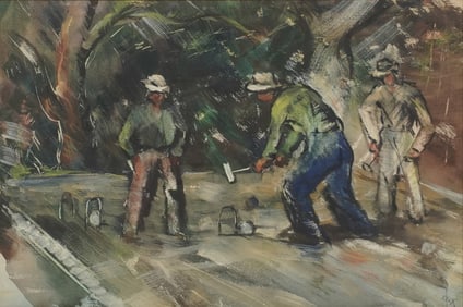 Charles Keck, 1875-1951, Croquet Players