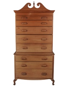 A Teak Chest on Chest