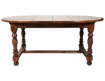 An English Provincial-Style Oval Dining Table