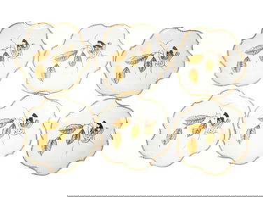 A Set of Six Anna Weatherley Designs Porcelain Plates