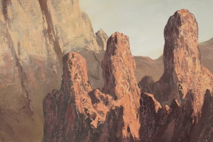 Segundo Huertas-Aguiar, 1923-2010, Desert Landscape