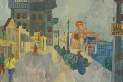 Morton Dimondstein, 1920-2000, The Boardwalk