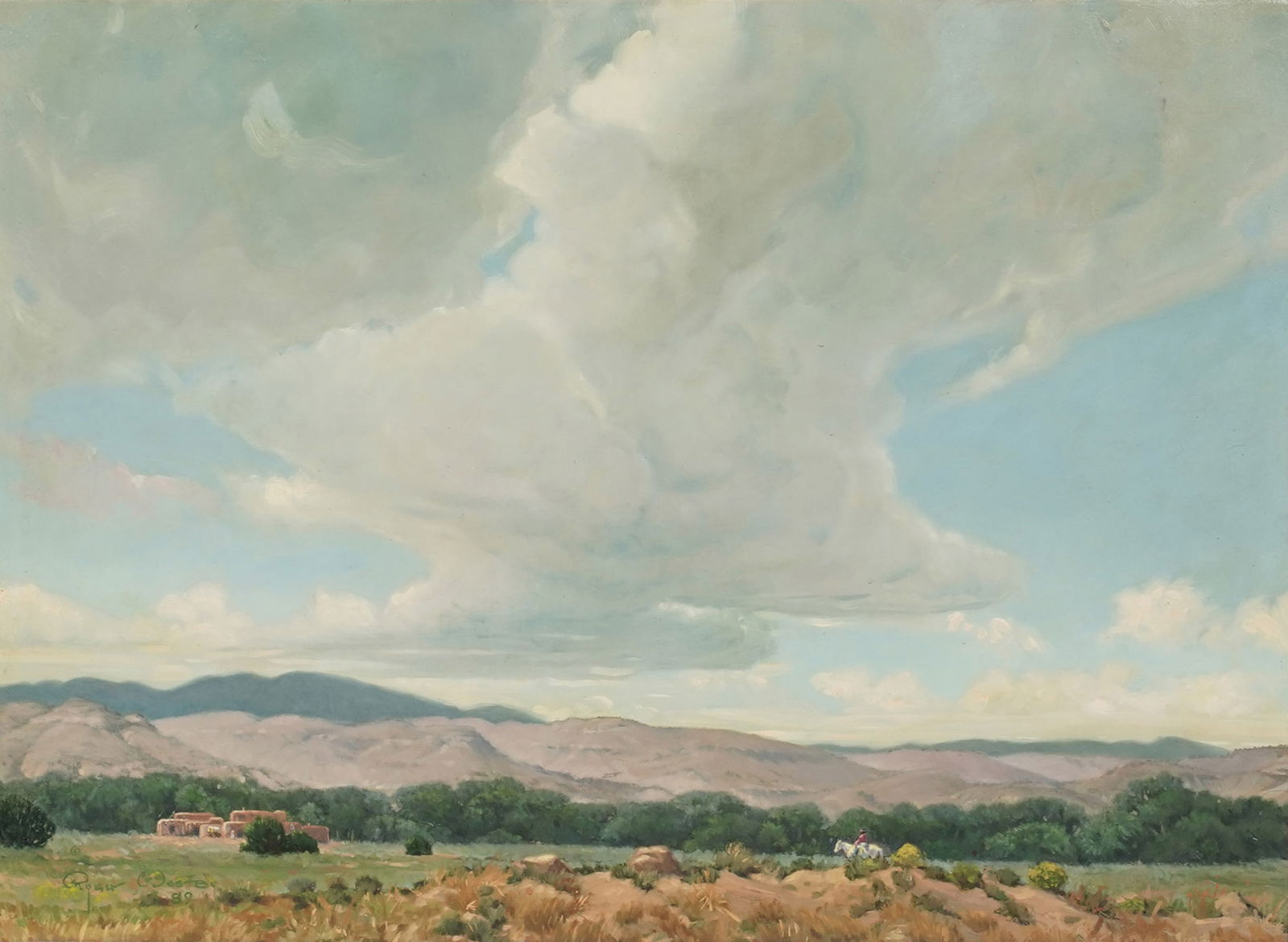 Rygh Westby, B. 1949, Coming Home New Mexico (1 of 11)