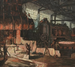 Auguste Van de Casteele, 1889 - 1969, Factory Interior