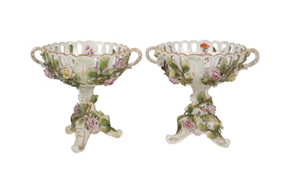 Two German Porcelain Centerpieces