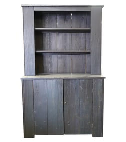 An American Painted Wood Cupboard