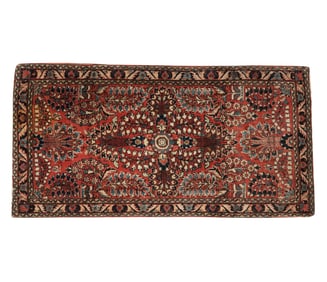 A Sarouk Rug 4'3" x 2'2"