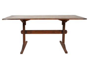 An American Trestle Table