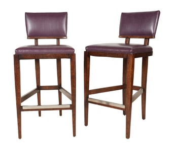 A Pair of Christian Liaigre Barstools