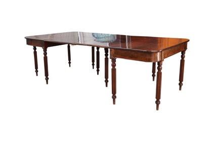 A Federal-Style Mahogany Dining Table