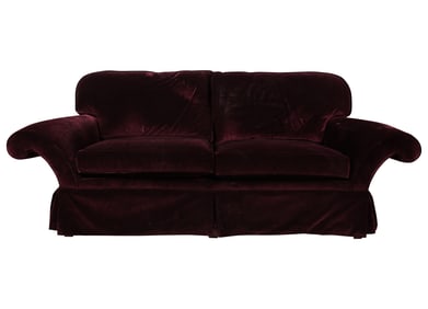 A Purple Velvet Sofa
