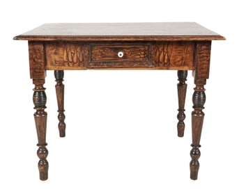A Continental Grain-Painted Table