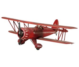 A Large-Scale Model of a Biplane