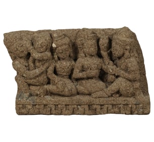 A Southeast Asian Stone Bas Relief