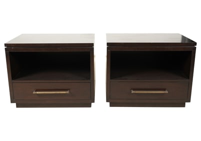 A Pair of McGuire End Tables
