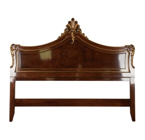 A Karges Mahogany King-Size Headboard