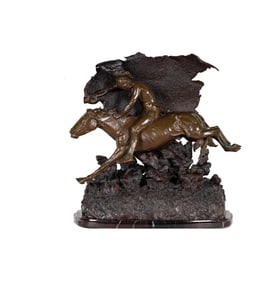 After Frederic Remington, 1861-1909, The Horse Thief