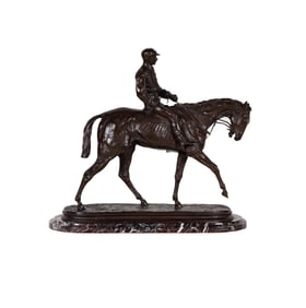 After P.J. Mene, 1810-1879, Horse and Jockey