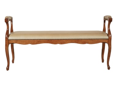 A Provincial-Style Fruitwood Bench