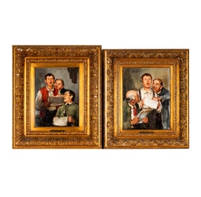 Alfred Zimmermann, 1854-1910, Two Works