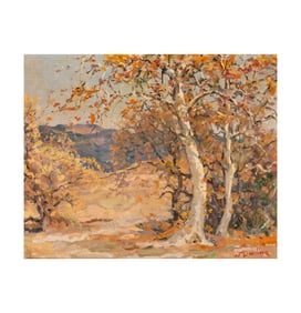 William Darling, 1882-1963, Sycamores in Landscape