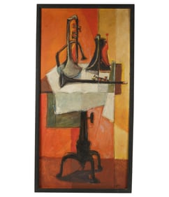 Patrick Ryan, 1934-2006, Still Life with Musical Instruments