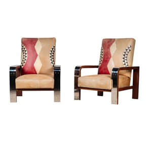 A Pair of Ralph Lauren Kilgali Chairs