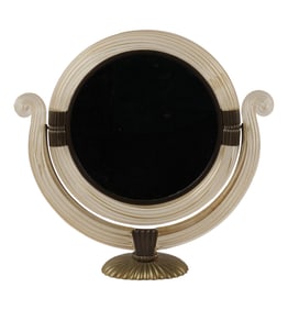 A Venetian Glass Vanity Mirror