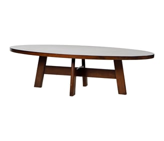 A Stained Mahogany Coffee Table