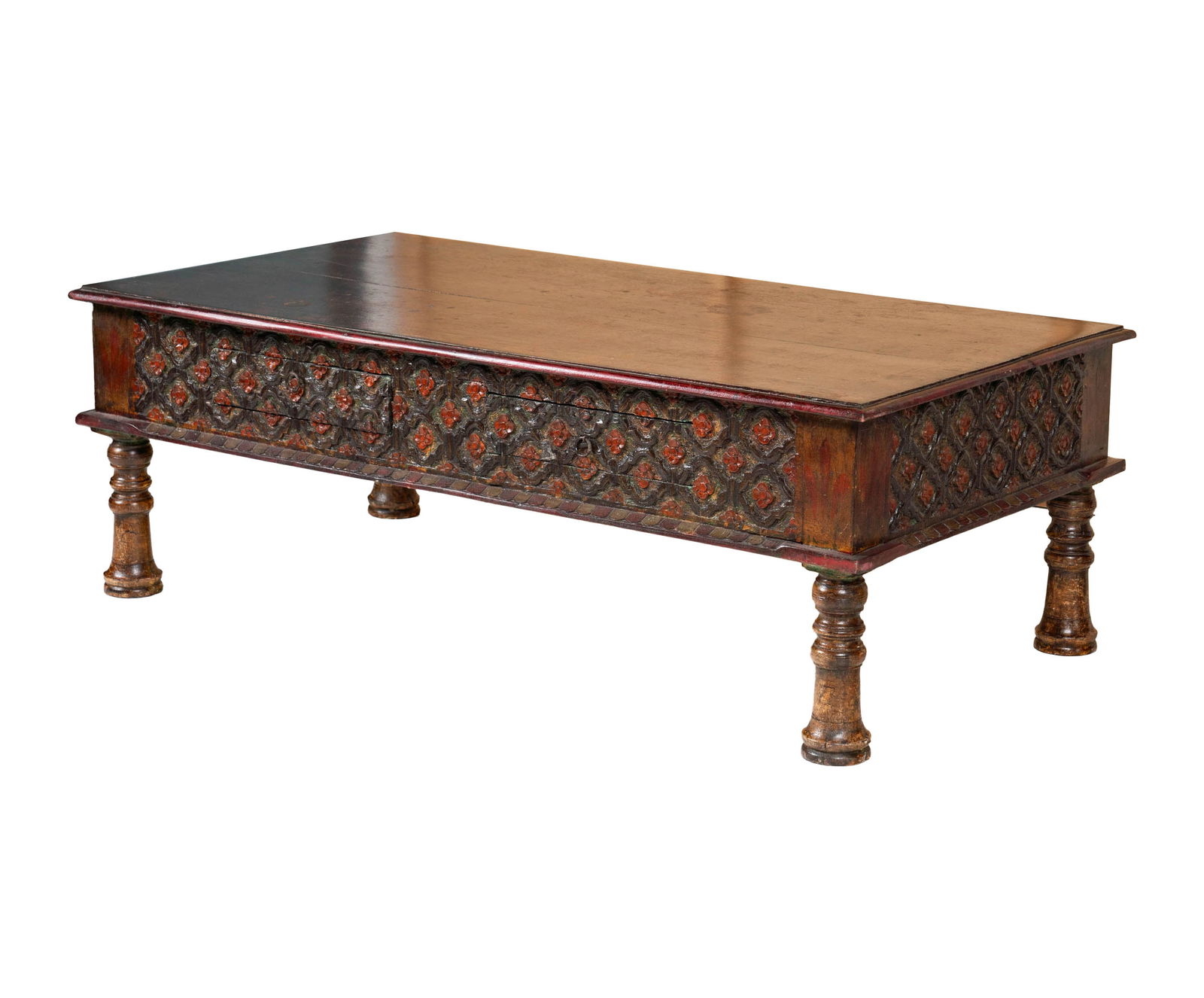 An Indian Painted Coffee Table (1 of 12)