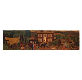 American School: Monumental Mural Farm Town