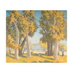Ralph William Holmes, 1876-1963, Trees, Santa Barbara